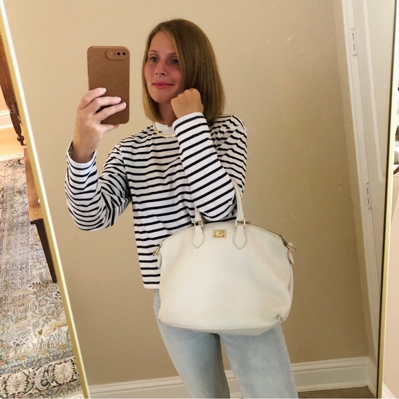 Vintage Dooney & Bourke White leather tote - Picture 12 of 12